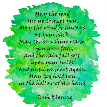 irish blessing artwork
