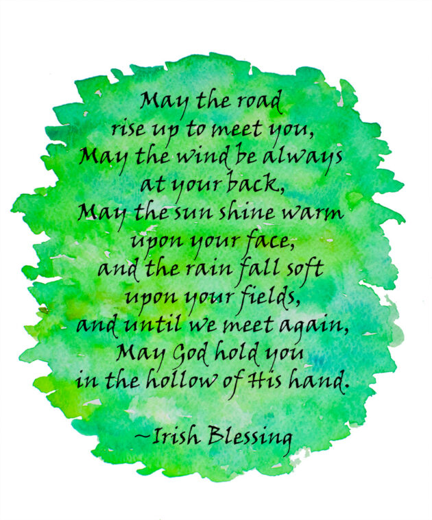 irish blessing artwork
